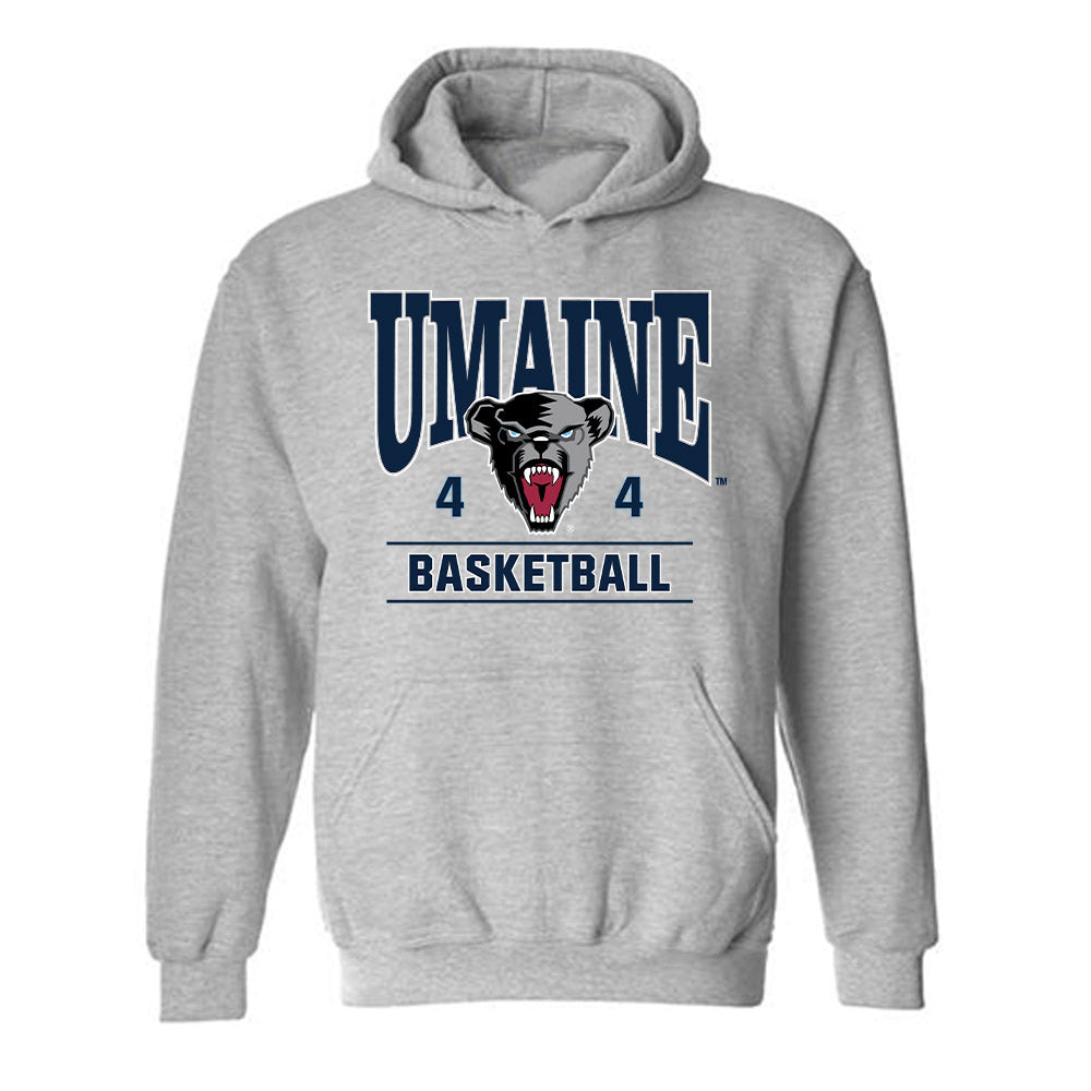 Maine - NCAA Men's Basketball : Caleb Crawford - Classic Fashion Shersey Hooded Sweatshirt