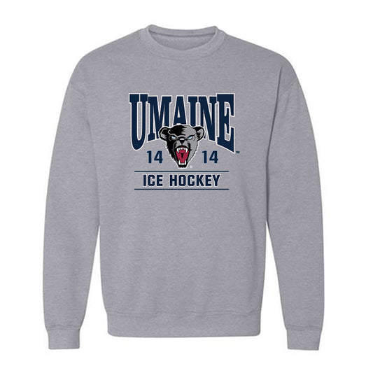 Maine - NCAA Men's Ice Hockey : Sully Scholle - Classic Fashion Shersey Crewneck Sweatshirt