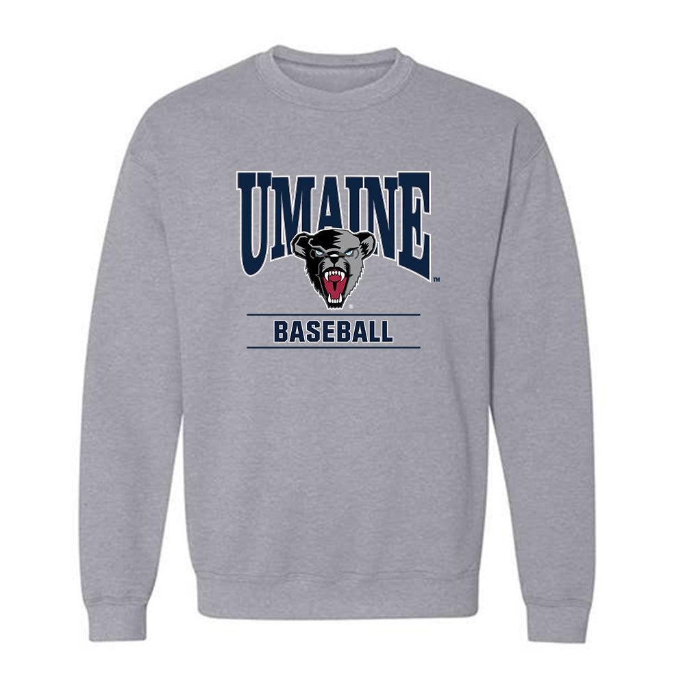 Maine - NCAA Baseball : Damon Gaither - Classic Fashion Shersey Crewneck Sweatshirt