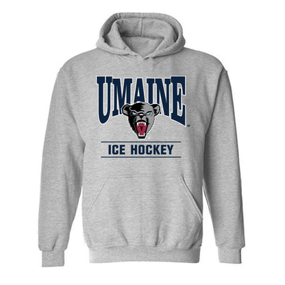 Maine - NCAA Men's Ice Hockey : Max Scott - Classic Shersey Hooded Sweatshirt-0