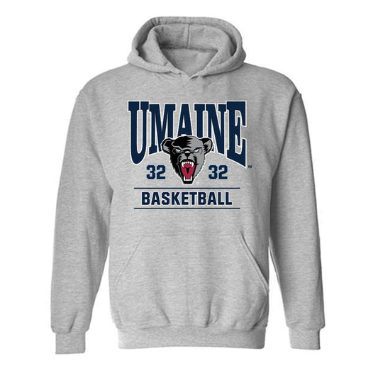Maine - NCAA Women's Basketball : Olivia Alvarez - Classic Fashion Shersey Hooded Sweatshirt-0