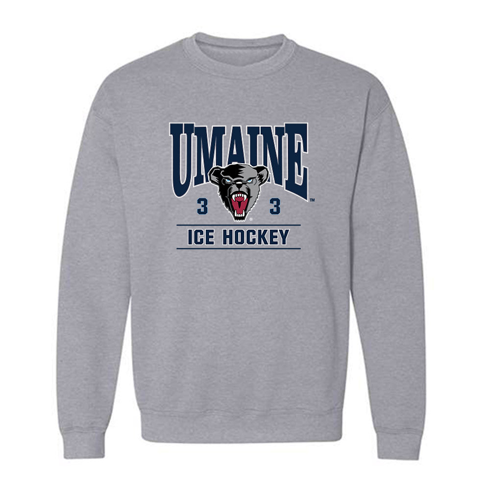 Maine - NCAA Men's Ice Hockey : Luke Antonacci - Classic Fashion Shersey Crewneck Sweatshirt