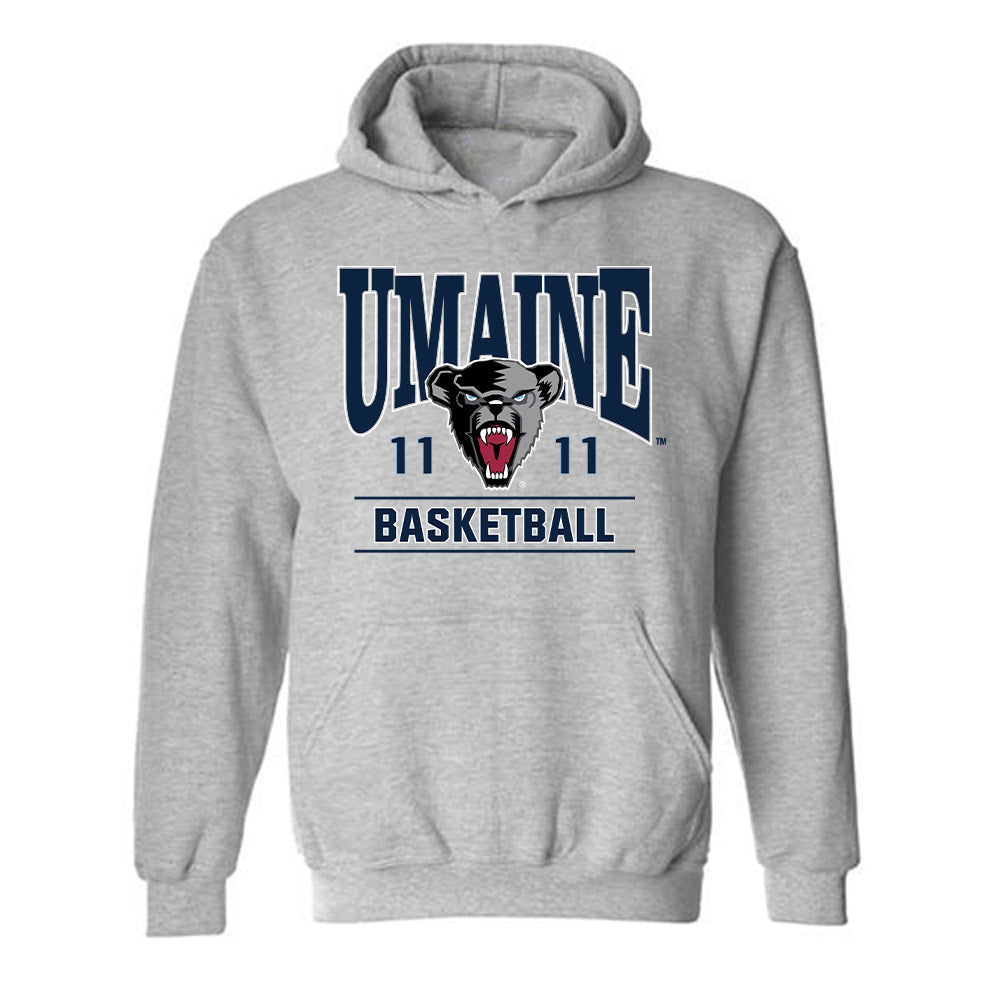 Maine - NCAA Men's Basketball : Ace Flagg - Classic Fashion Shersey Hooded Sweatshirt-0