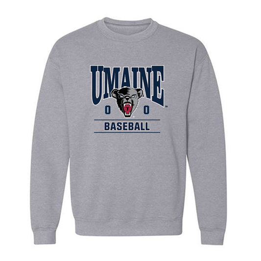 Maine - NCAA Baseball : Dustin Menzel - Classic Fashion Shersey Crewneck Sweatshirt-0