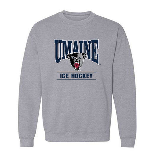 Maine - NCAA Men's Ice Hockey : Gage Stewart - Classic Shersey Crewneck Sweatshirt-0