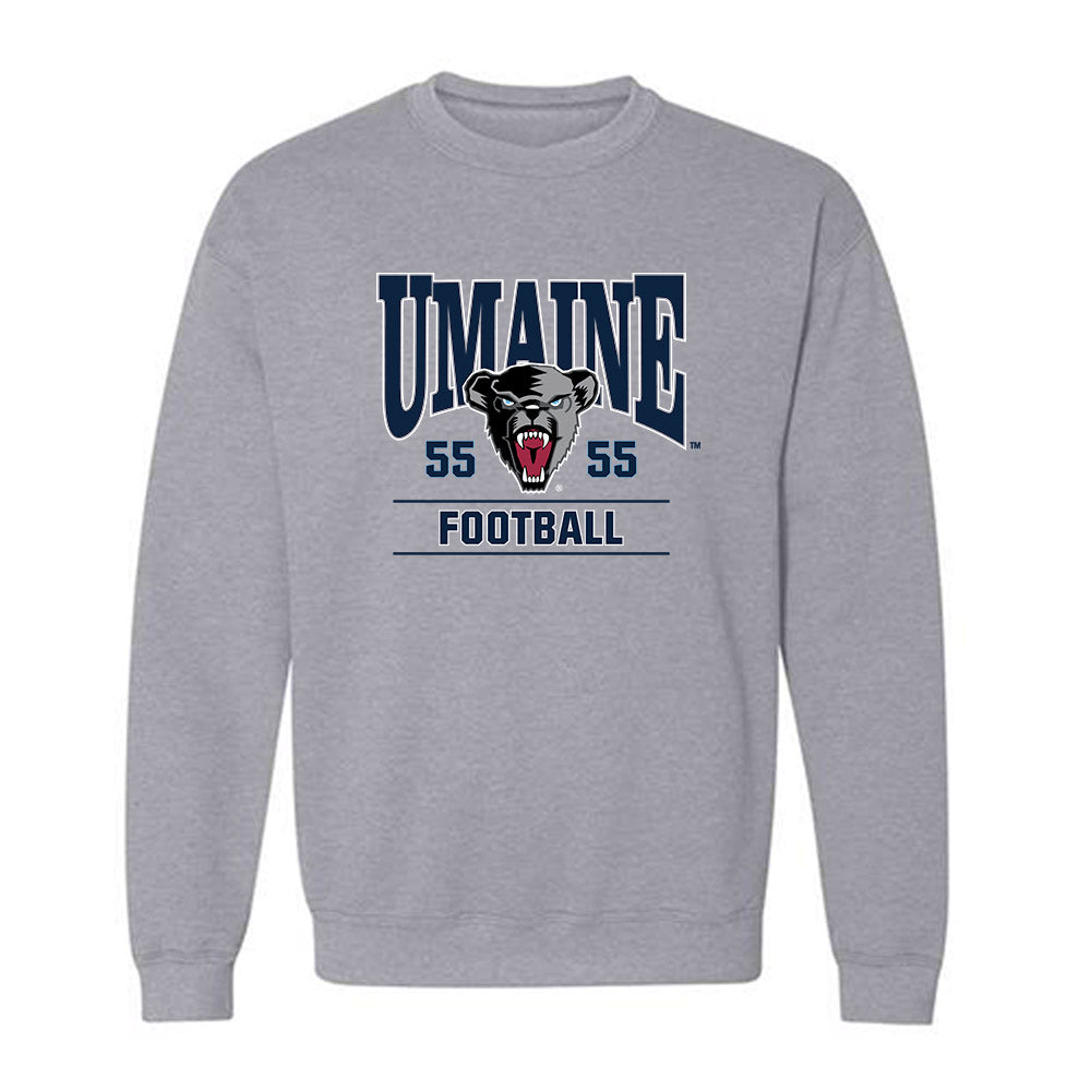 Maine - NCAA Football : Nathan Lopez - Classic Fashion Shersey Crewneck Sweatshirt-0