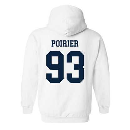 Maine - NCAA Men's Ice Hockey : Justin Poirier - Classic Fashion Shersey Hooded Sweatshirt-1