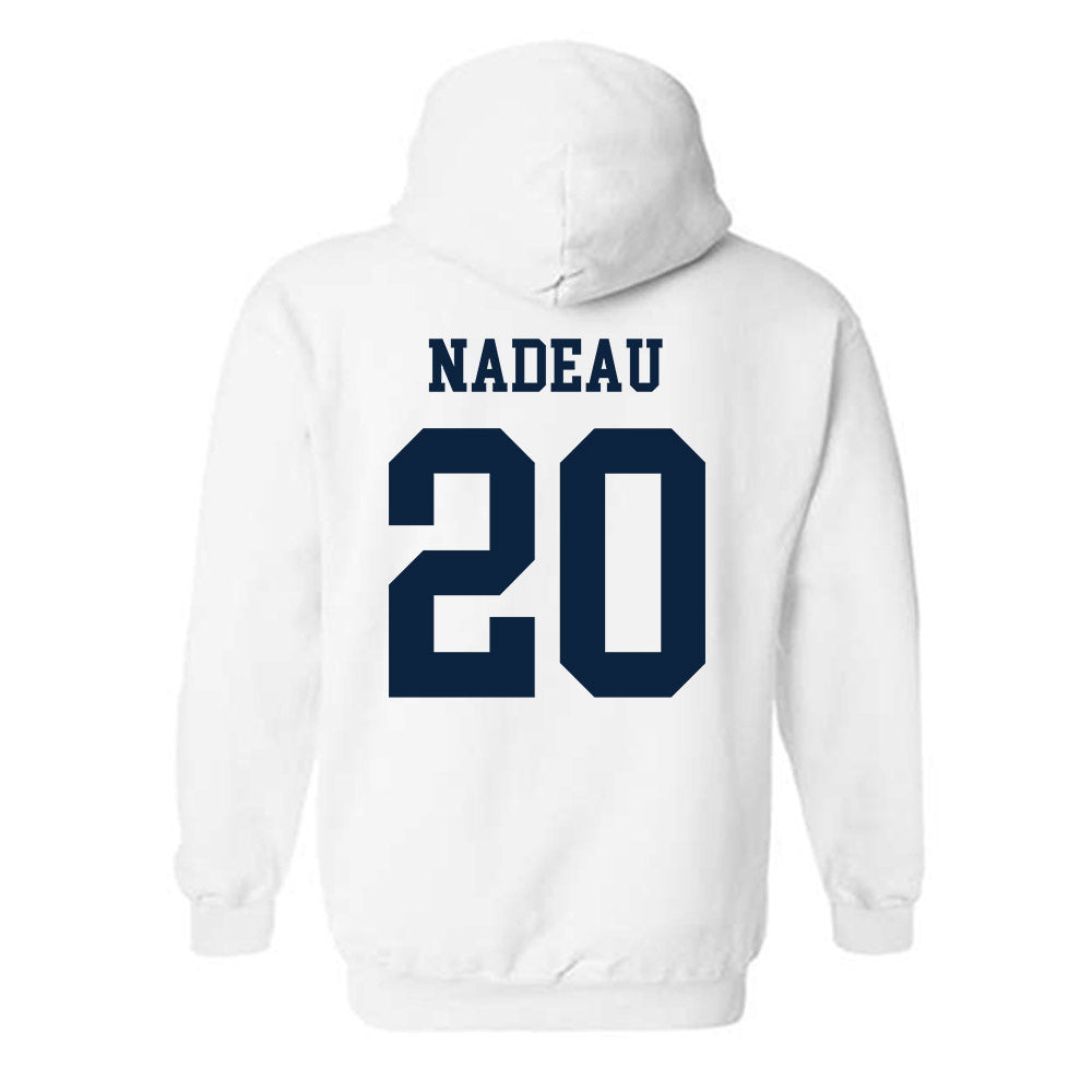 Maine - NCAA Men's Ice Hockey : Joshua Nadeau - Classic Fashion Shersey Hooded Sweatshirt