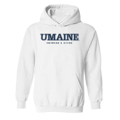 Maine - NCAA Men's Swimming & Diving : Joseph Harrison - Classic Fashion Shersey Hooded Sweatshirt-0