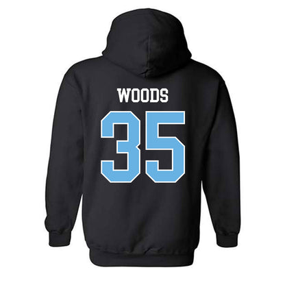 Maine - NCAA Women's Basketball : Lala Woods - Classic Fashion Shersey Hooded Sweatshirt-1
