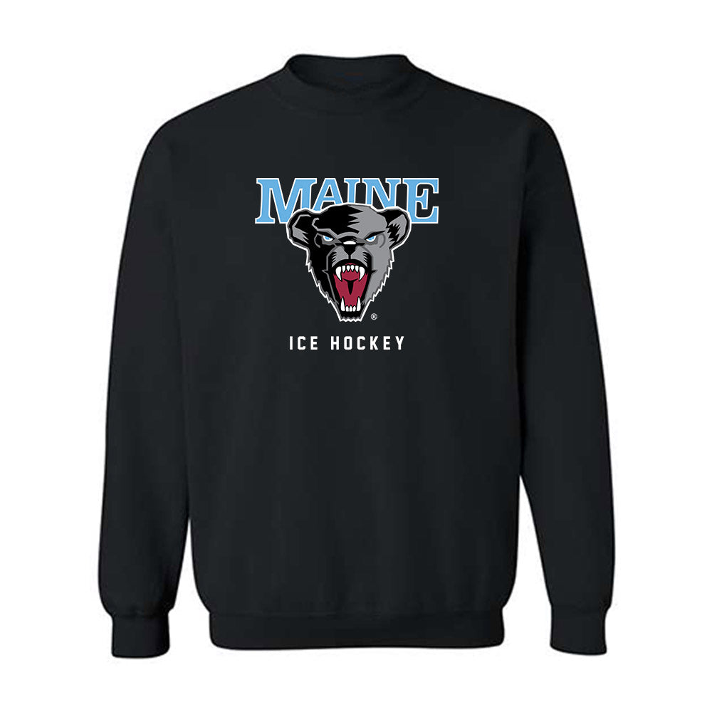 Maine - NCAA Men's Ice Hockey : Justin Poirier - Classic Fashion Shersey Crewneck Sweatshirt-0