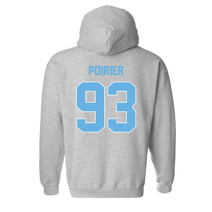 Maine - NCAA Men's Ice Hockey : Justin Poirier - Classic Shersey Hooded Sweatshirt-1