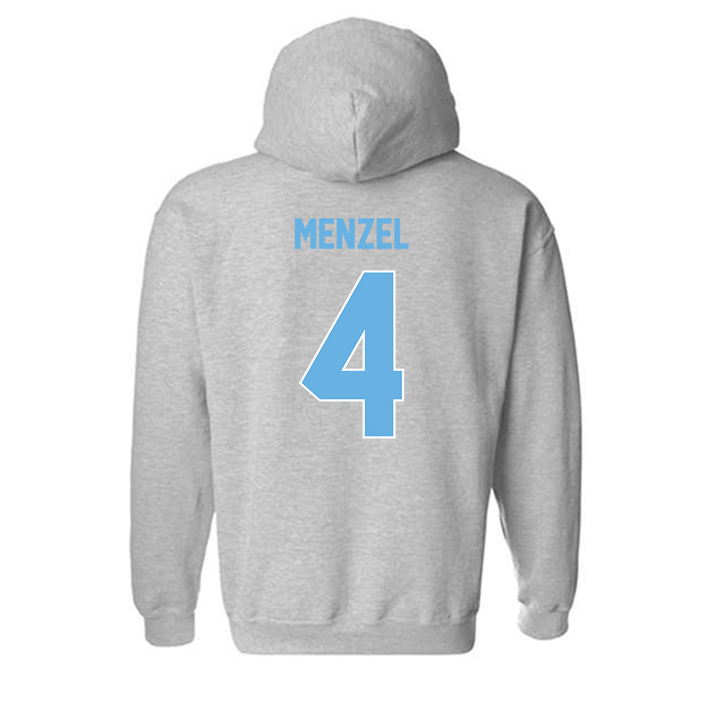 Maine - NCAA Baseball : Evan Menzel - Classic Shersey Hooded Sweatshirt-1