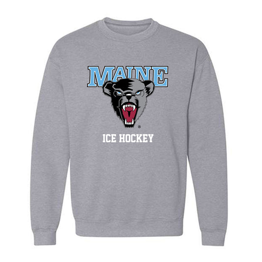 Maine - NCAA Men's Ice Hockey : Mathis Rousseau - Classic Shersey Crewneck Sweatshirt-0