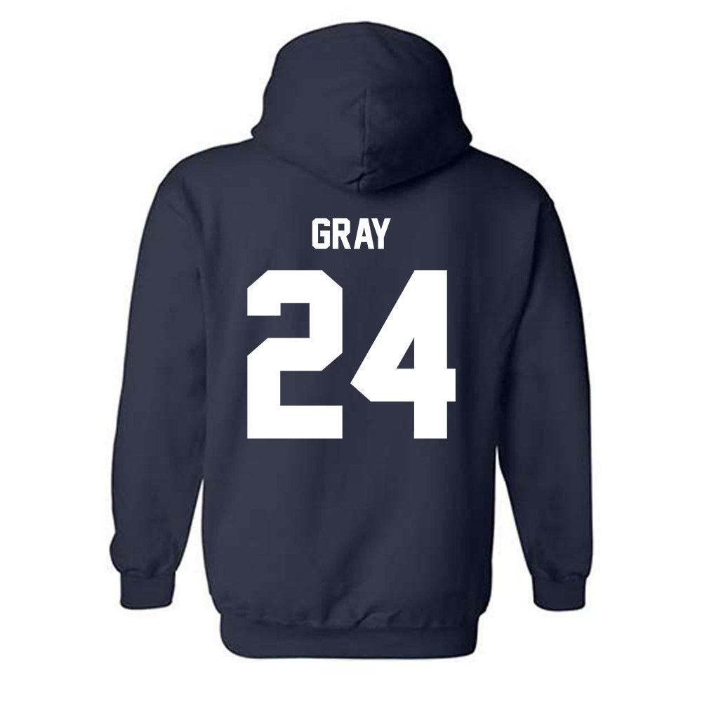 Maine - NCAA Men's Basketball : Mekhi Gray - Classic Shersey Hooded Sweatshirt-1