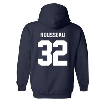 Maine - NCAA Men's Ice Hockey : Mathis Rousseau - Classic Shersey Hooded Sweatshirt-1