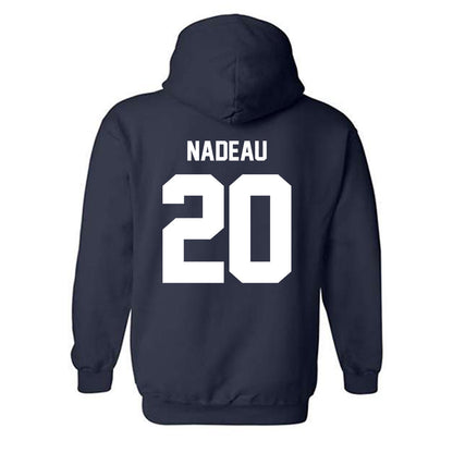 Maine - NCAA Men's Ice Hockey : Joshua Nadeau - Classic Shersey Hooded Sweatshirt