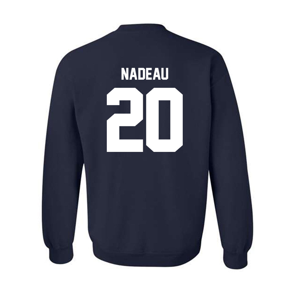 Maine - NCAA Men's Ice Hockey : Joshua Nadeau - Classic Shersey Crewneck Sweatshirt