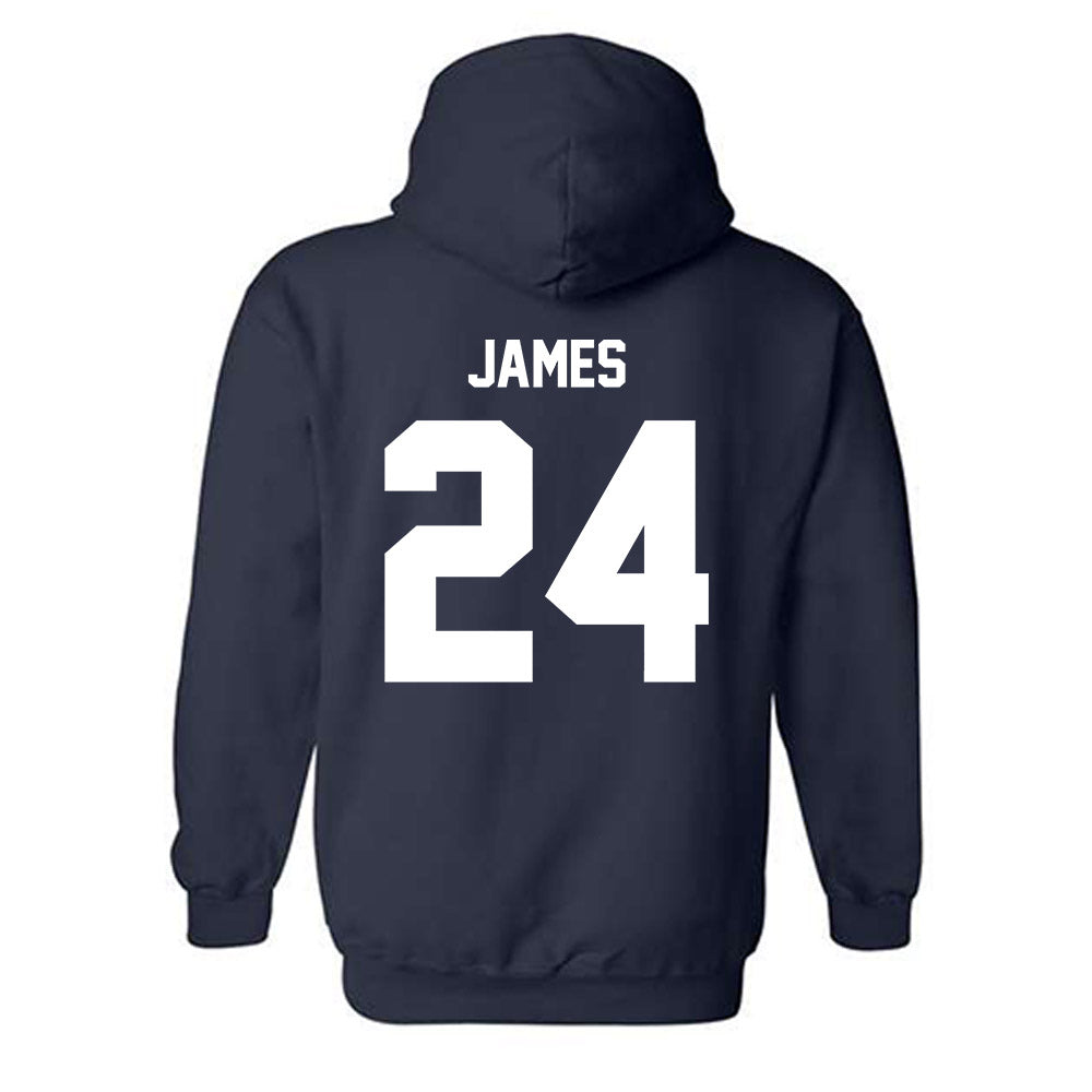 Maine - NCAA Men's Ice Hockey : Brock James - Classic Shersey Hooded Sweatshirt-1
