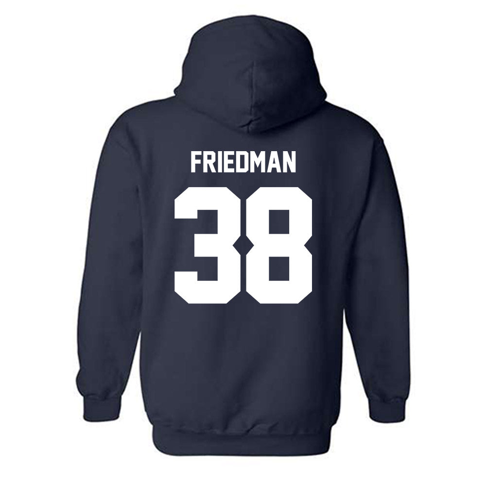 Maine - NCAA Baseball : Pierce Friedman - Classic Shersey Hooded Sweatshirt-1