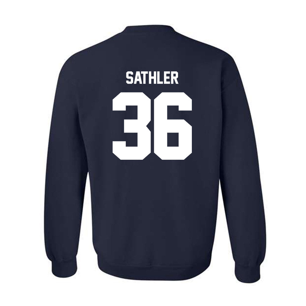 Maine - NCAA Football : Symon Sathler - Classic Shersey Crewneck Sweatshirt-1