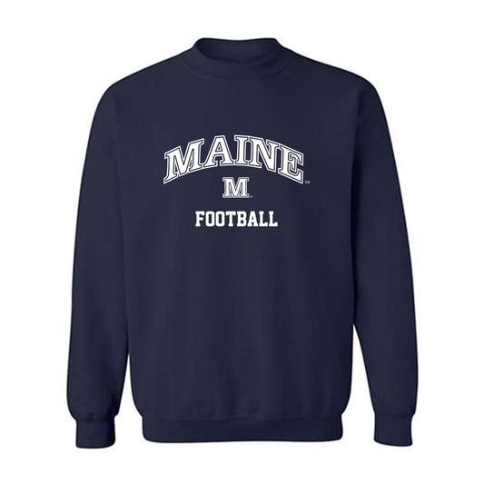 Maine - NCAA Football : Nathan Lopez - Classic Shersey Crewneck Sweatshirt-0