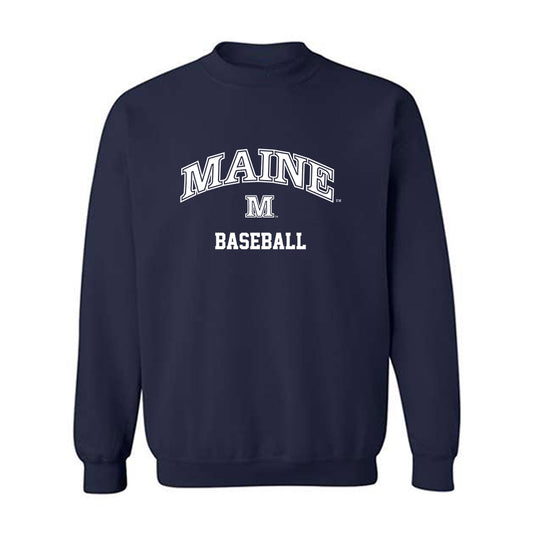 Maine - NCAA Baseball : Evan Menzel - Classic Shersey Crewneck Sweatshirt-0