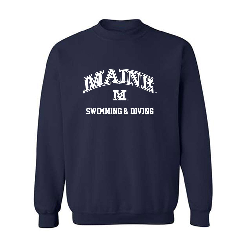 Maine - NCAA Men's Swimming & Diving : Brendan Matos - Classic Shersey Crewneck Sweatshirt-0