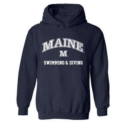 Maine - NCAA Men's Swimming & Diving : Brendan Matos - Classic Shersey Hooded Sweatshirt-0