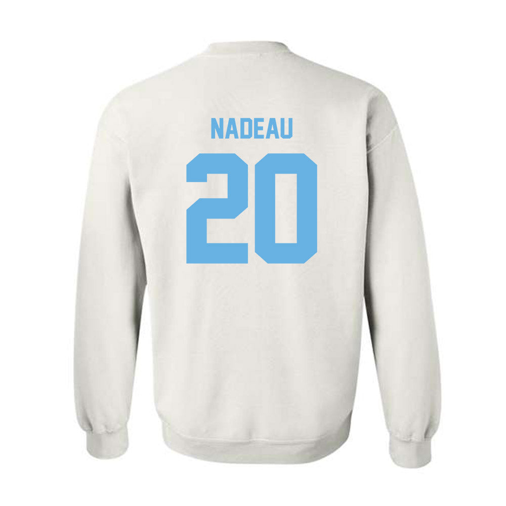 Maine - NCAA Men's Ice Hockey : Joshua Nadeau - Classic Shersey Crewneck Sweatshirt