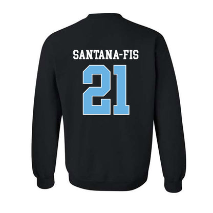 Maine - NCAA Football : Brian Santana-Fis - Sports Shersey Crewneck Sweatshirt-1