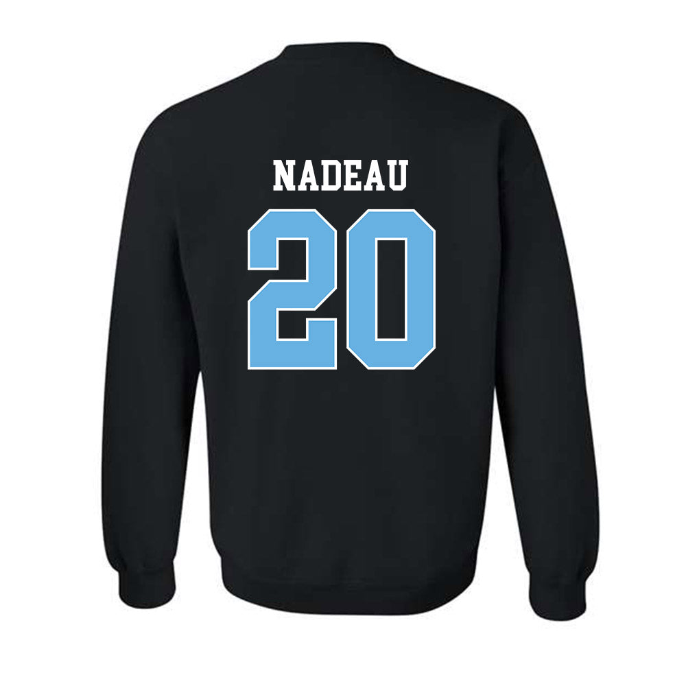 Maine - NCAA Men's Ice Hockey : Joshua Nadeau - Sports Shersey Crewneck Sweatshirt