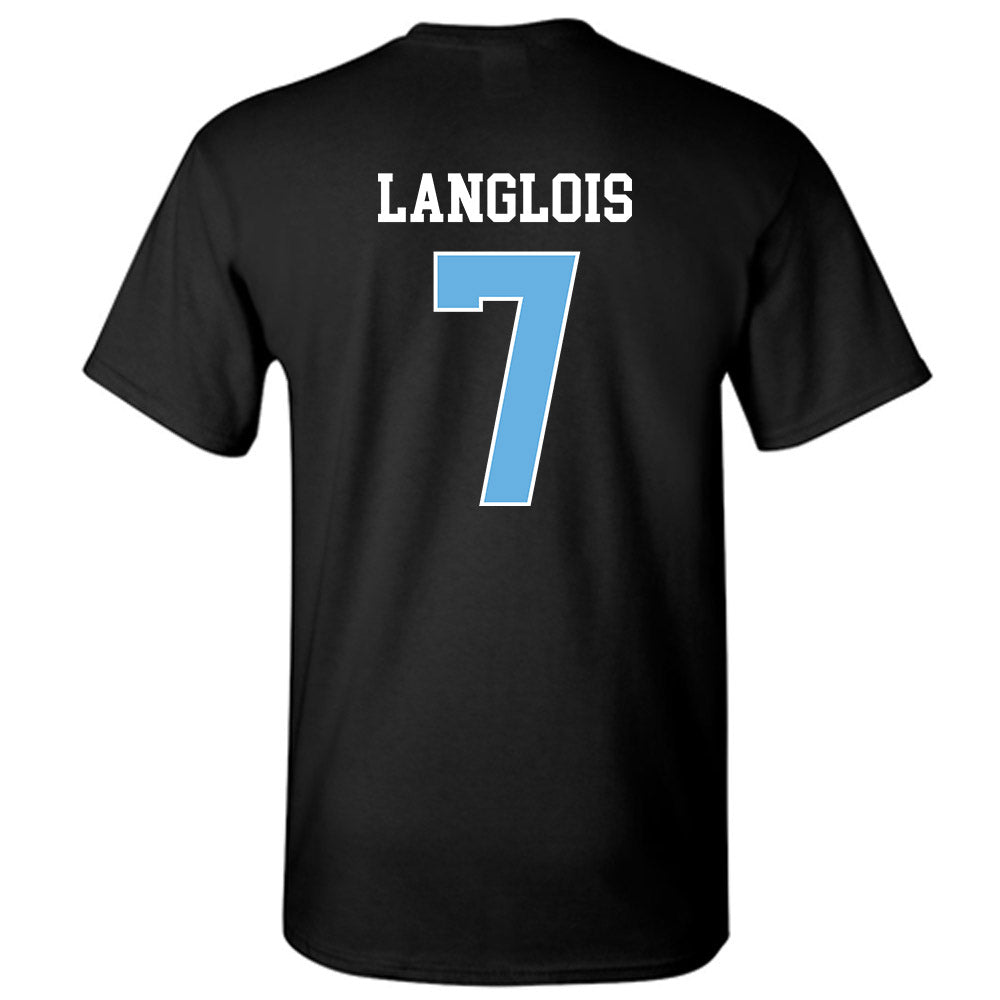 Maine - NCAA Men's Ice Hockey : Jeremy Langlois - Sports Shersey T-Shirt-1