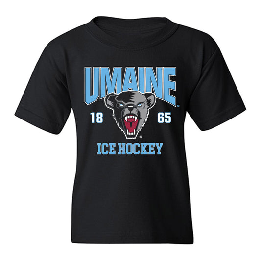 Maine - NCAA Men's Ice Hockey : Jeremy Langlois - Sports Shersey Youth T-Shirt-0
