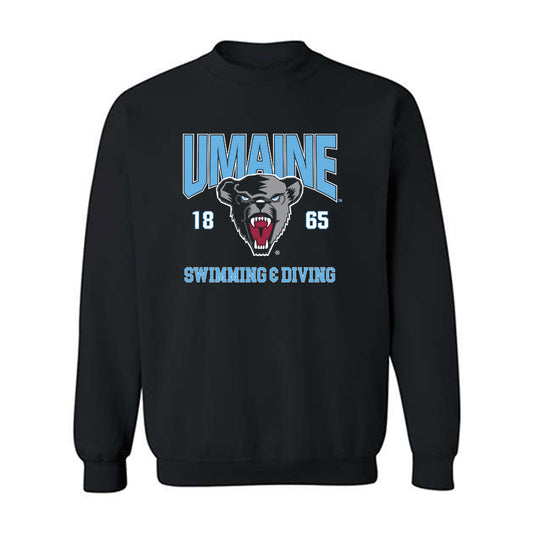 Maine - NCAA Men's Swimming & Diving : John Milner - Sports Shersey Crewneck Sweatshirt-0