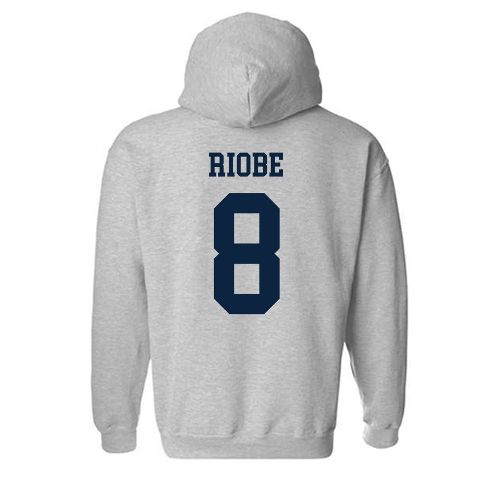 Maine - NCAA Football : Robby Riobe - Sports Shersey Hooded Sweatshirt