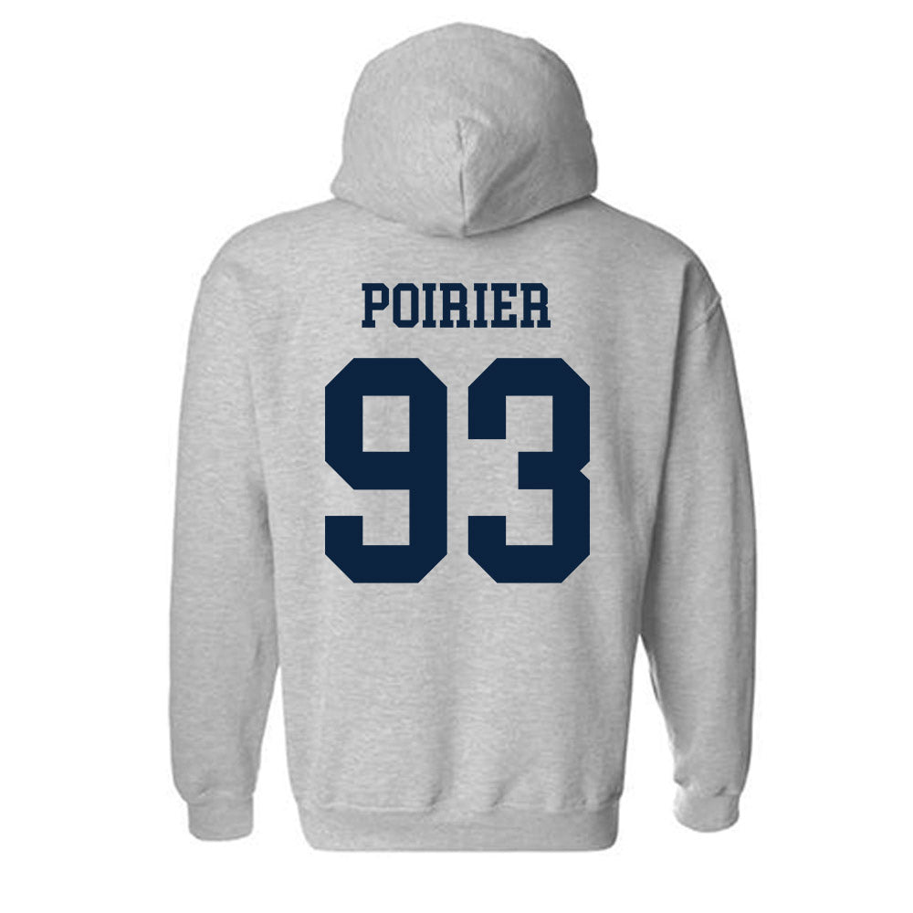 Maine - NCAA Men's Ice Hockey : Justin Poirier - Sports Shersey Hooded Sweatshirt-1