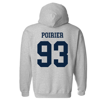 Maine - NCAA Men's Ice Hockey : Justin Poirier - Sports Shersey Hooded Sweatshirt-1