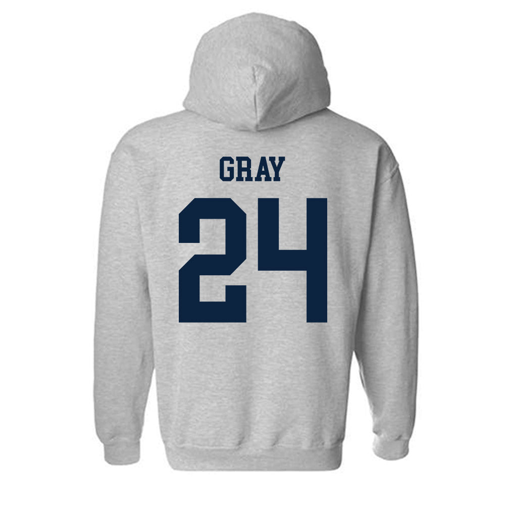 Maine - NCAA Men's Basketball : Mekhi Gray - Sports Shersey Hooded Sweatshirt-1