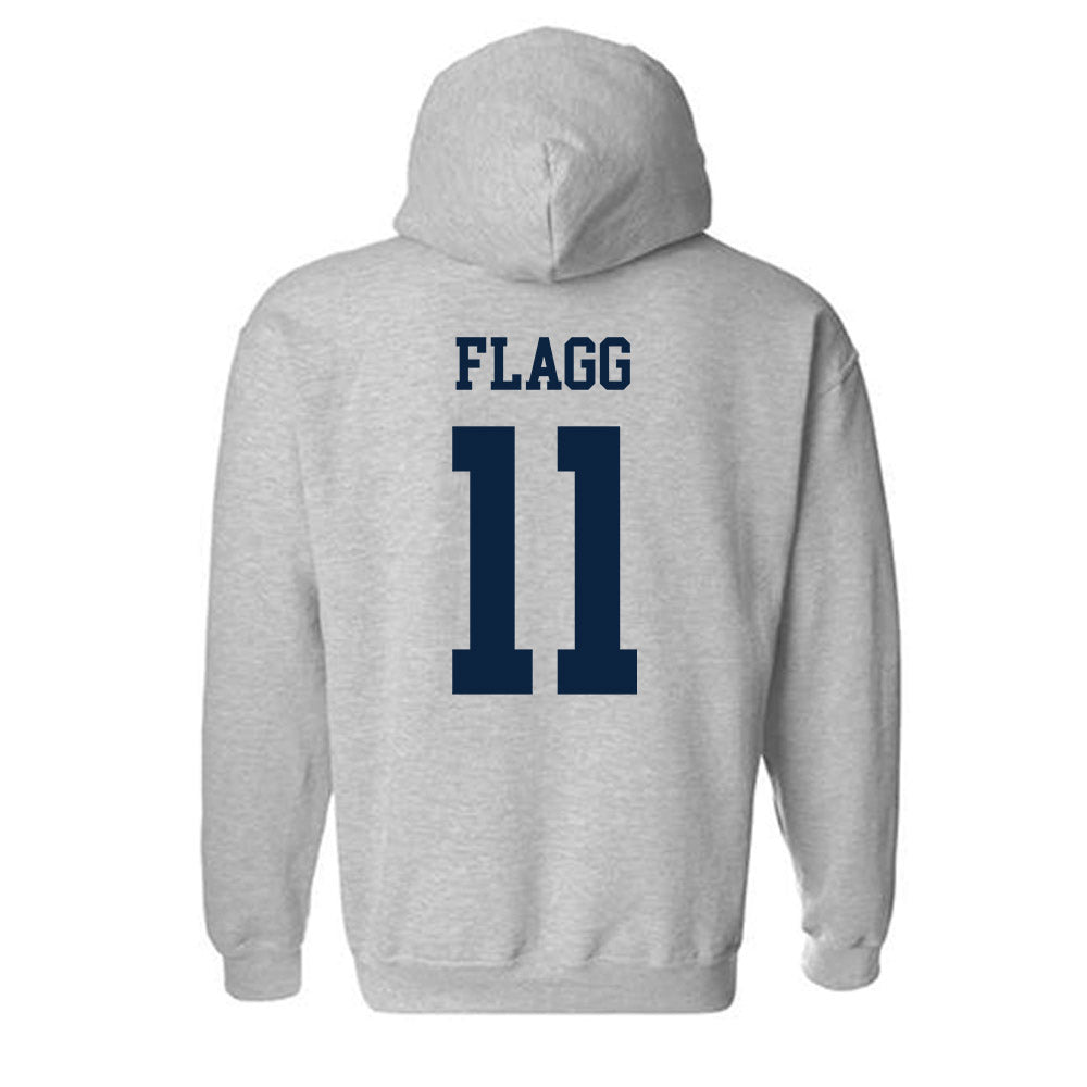 Maine - NCAA Men's Basketball : Ace Flagg - Sports Shersey Hooded Sweatshirt-1