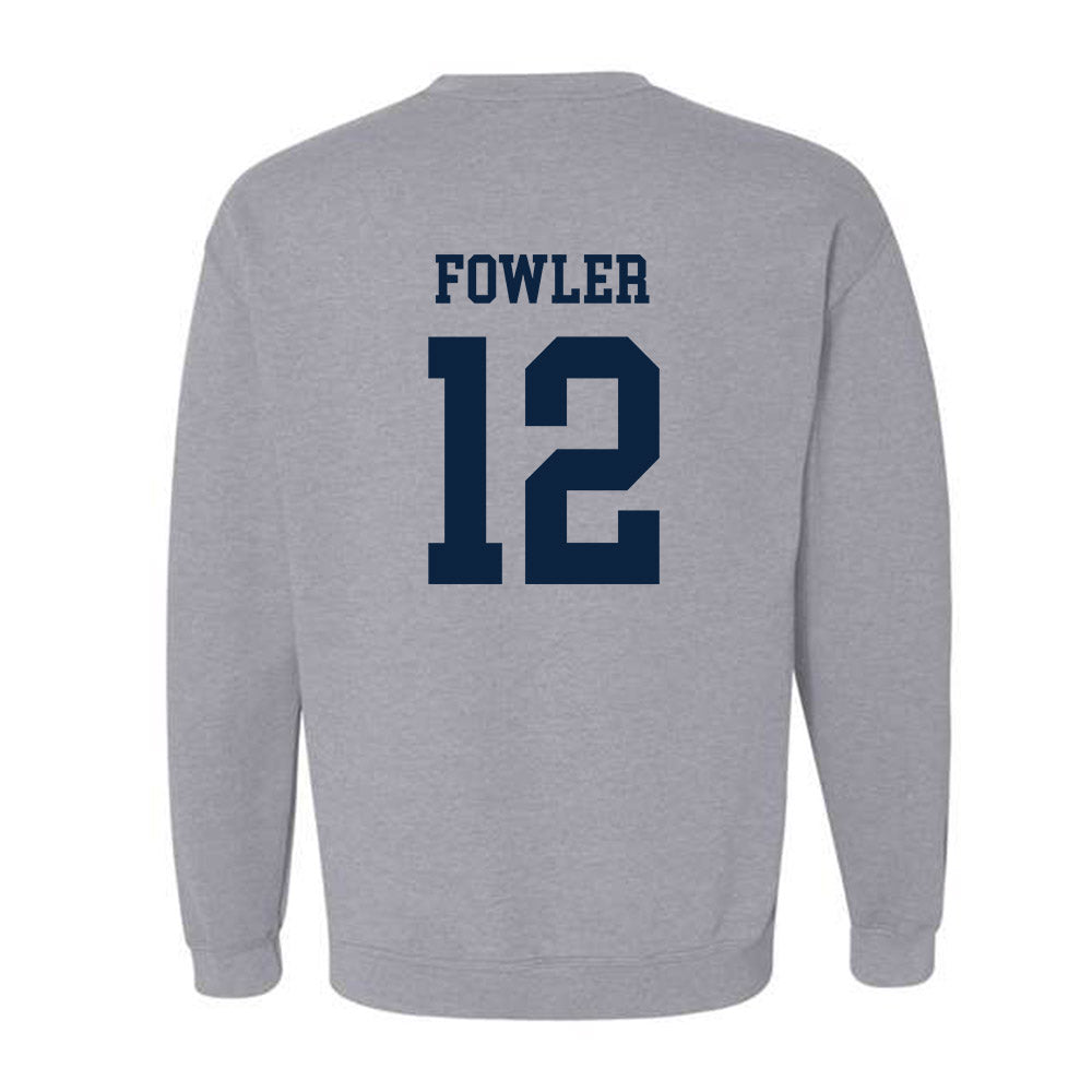 Maine - NCAA Men's Ice Hockey : Owen Fowler - Sports Shersey Crewneck Sweatshirt