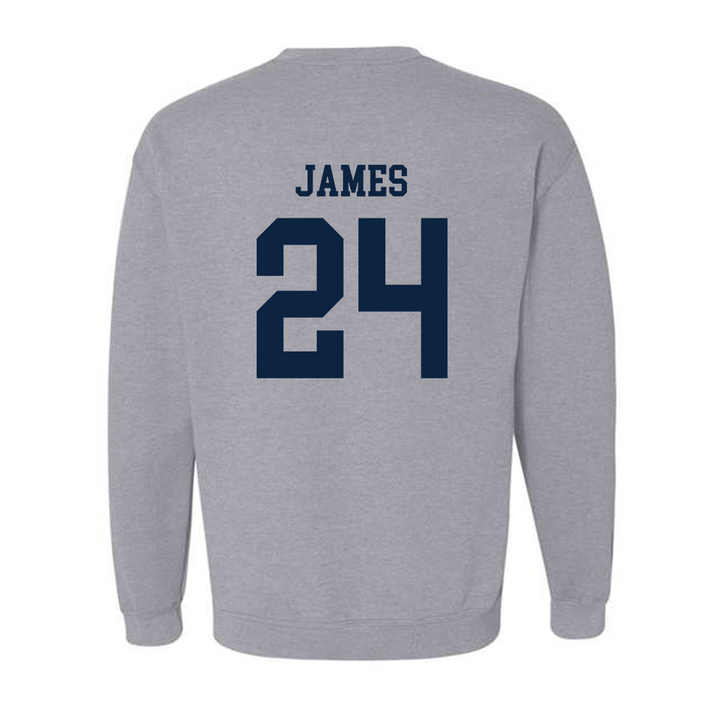 Maine - NCAA Men's Ice Hockey : Brock James - Sports Shersey Crewneck Sweatshirt-1