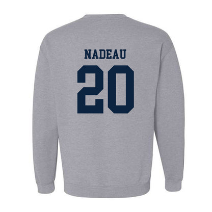 Maine - NCAA Men's Ice Hockey : Joshua Nadeau - Sports Shersey Crewneck Sweatshirt