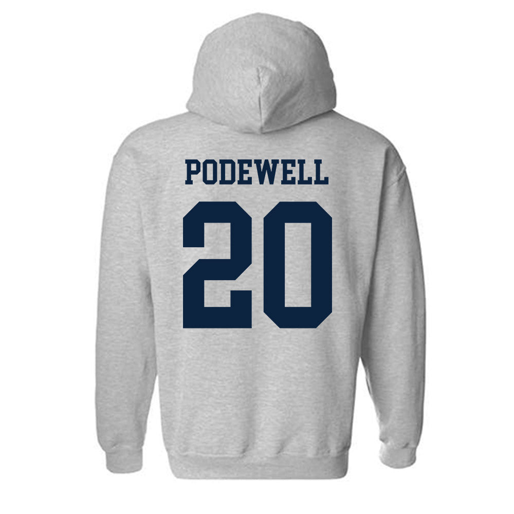 Maine - NCAA Women's Ice Hockey : Mackenzie Podewell - Sports Shersey Hooded Sweatshirt-1