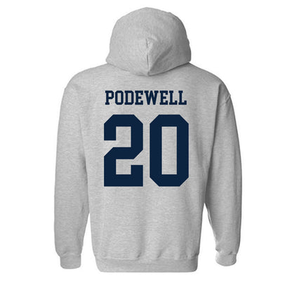 Maine - NCAA Women's Ice Hockey : Mackenzie Podewell - Sports Shersey Hooded Sweatshirt-1