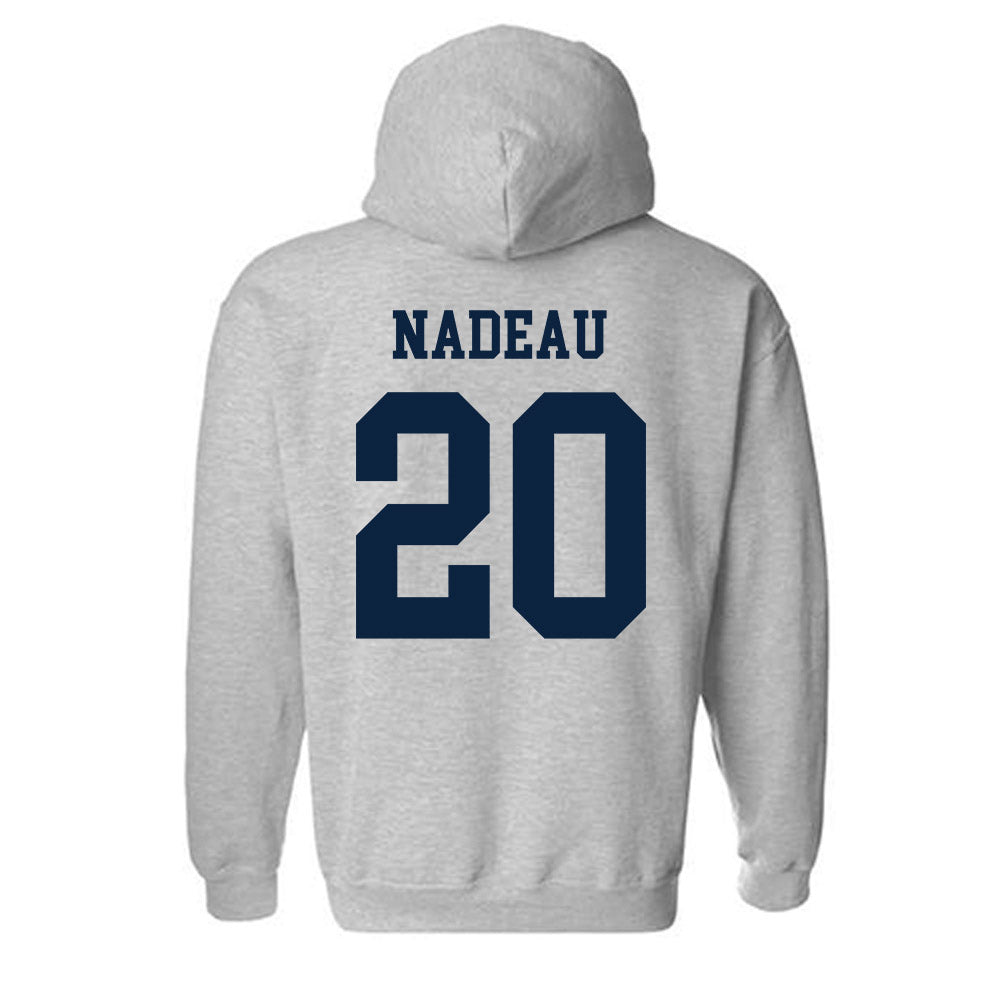 Maine - NCAA Men's Ice Hockey : Joshua Nadeau - Sports Shersey Hooded Sweatshirt