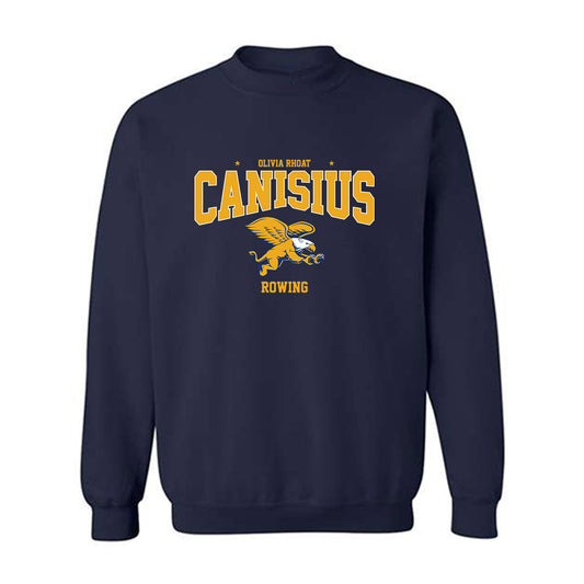 Canisius - NCAA Women's Rowing : Olivia Rhoat - Classic Fashion Shersey Crewneck Sweatshirt-0