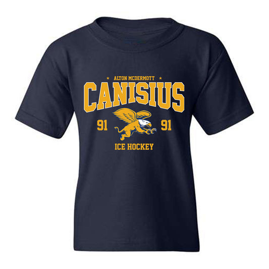 Canisius - NCAA Men's Ice Hockey : Alton Mcdermott - Classic Fashion Shersey Youth T-Shirt