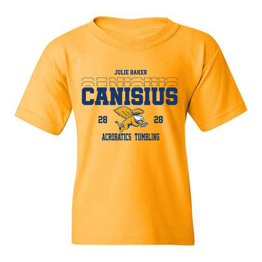 Canisius - NCAA Acrobatics & Tumbling : Julie Baker - Classic Fashion Shersey Youth T-Shirt-0
