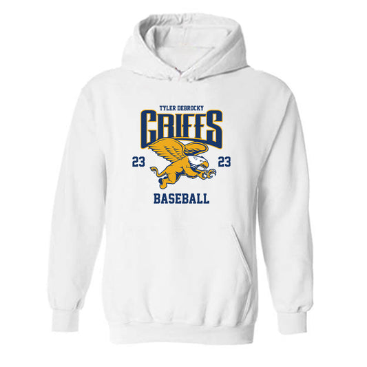 Canisius - NCAA Baseball : Tyler DeBrocky - Classic Fashion Shersey Hooded Sweatshirt-0